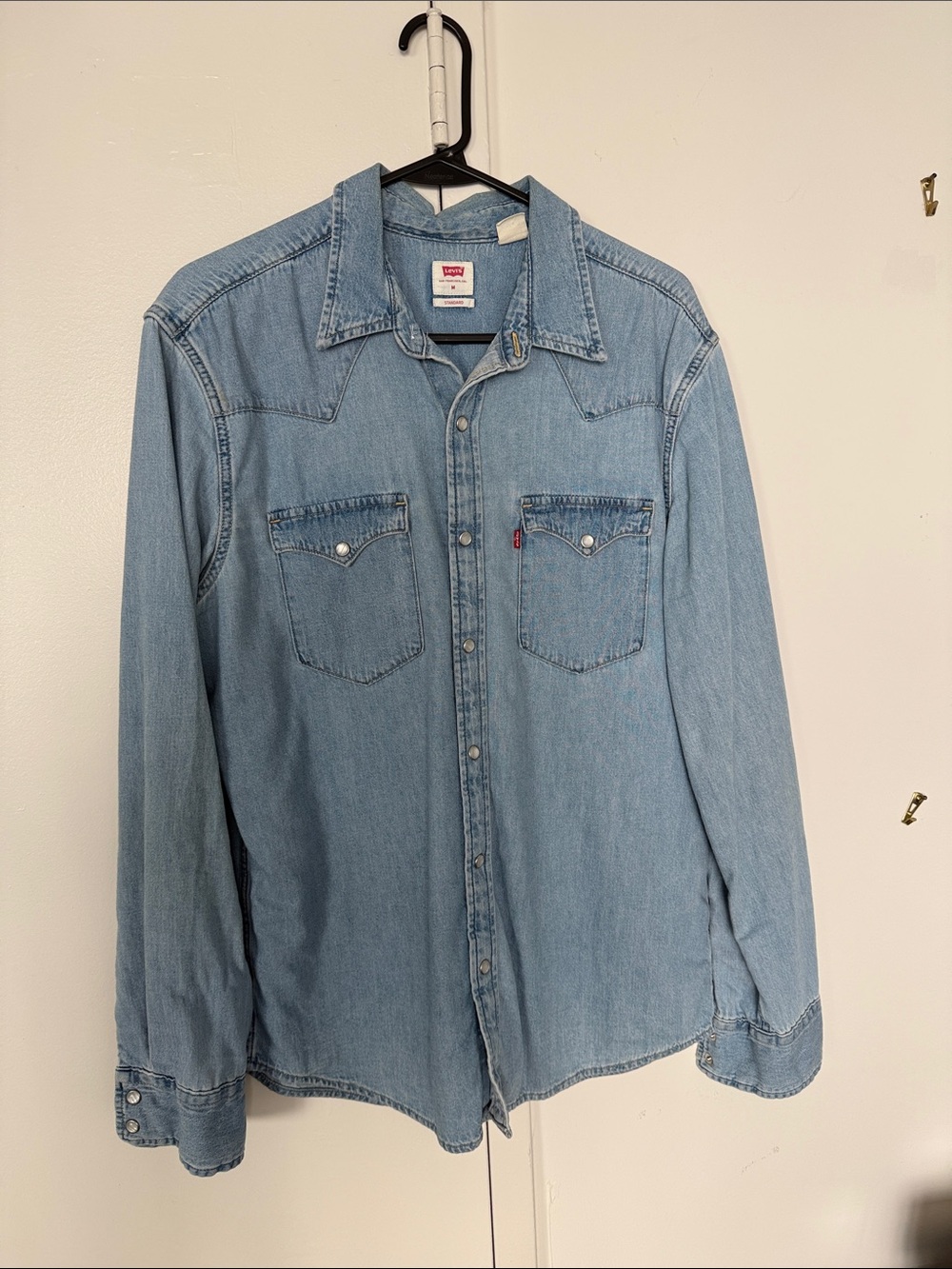 Levi's Light Blue Denim Western Shirt Jacket